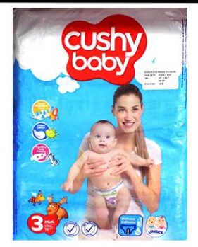 PAÑALES CUSHY BABY MIDI 1X70PC