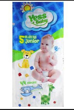 PAMPERS YESS BABY JUMBO JUNIOR-44  11-25KG GREEN