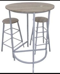 [B01031 BAR SET] BAR SET  "TABLE +2CHAIR"